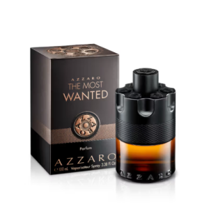 Azzaro Perfume Bottle With a Black And Amber Gradient Design