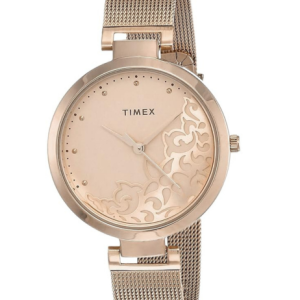 Timex Watch With a Rose Gold Color