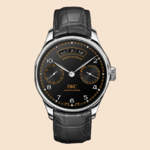 IWC Portugieser Pisa Version YL Factory Black Strap Swiss Eta