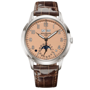 Patek Philippe Grand Complications Salmon Dial Perpetual Calendar Swiss Eta