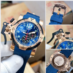 Graham Chronofighter Quartz Oversize Blue Edition