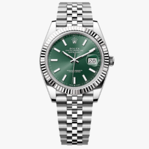 Rolex Datejust Oyster Watch, 41 mm, Oystersteel and white gold Swiss ETA