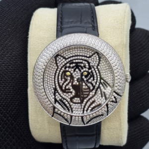 Cartier Diamond Leopard Quartz Wristwatch