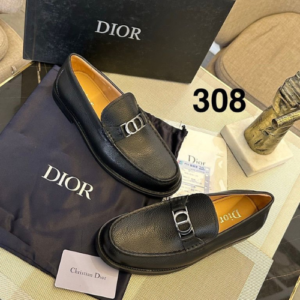 Dior Loafers in Black Leather