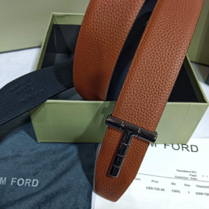 Tom Ford Belt with a Brown Leather Design