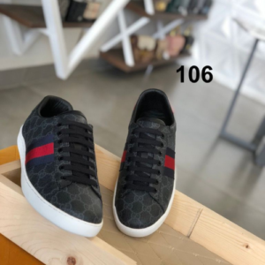 Gucci Loafers with a Black and Gray Pattern