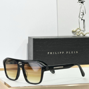 Philipp Plein Sunglasses in Darker Shade At The Top To a Yellowish-Brown Tint