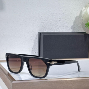 Persol Black and Green Acetate Sunglasses