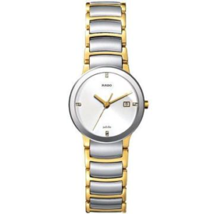 Rado Centrix Gold Silver White Dial 1455 Women