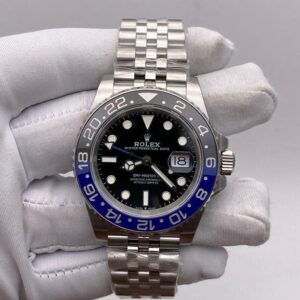 Rolex GMT Master II Oystersteel With Black Dial Swiss Eta