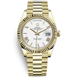 Rolex Oyster Perpetual Day-Date Gold With White Dial